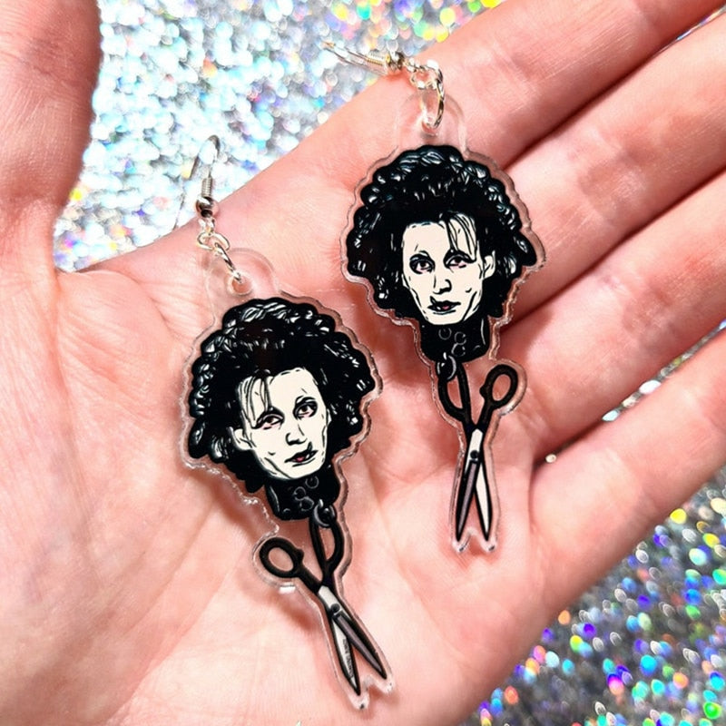 Inspired Edward Scissor Hands Earrings