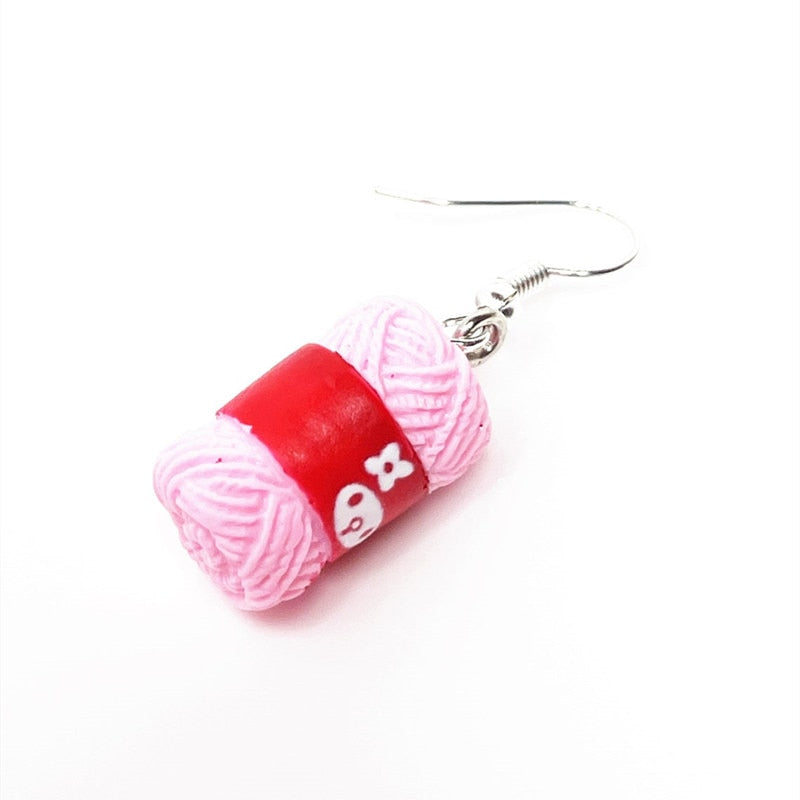 Balls of Yarn Earrings