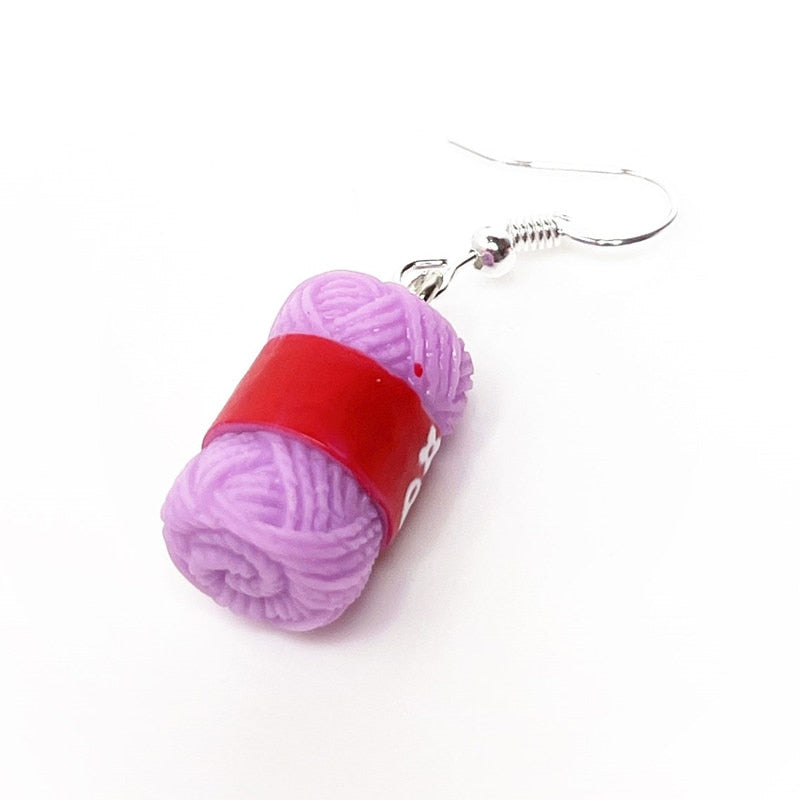 Balls of Yarn Earrings